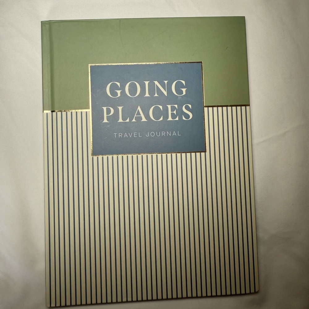 Green Chic International Going Places Travel Journal -Budget & Packing List -NEW